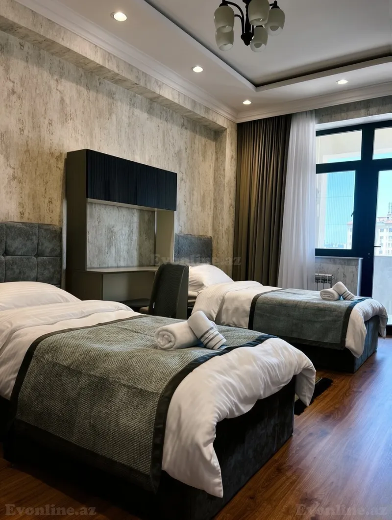 Kirayə verilir 3 otaqlı Mənzil Yeni tikili 120 m² Gənclik m. - şəkil 9