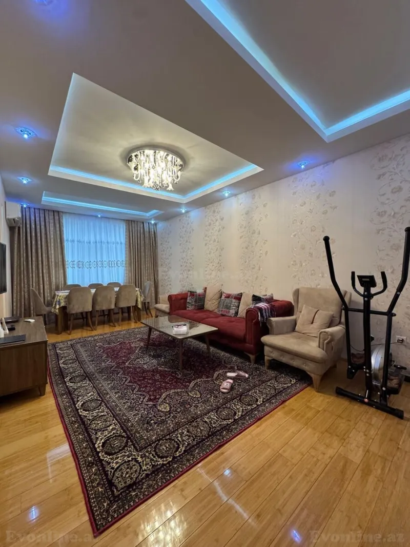 Satılır 3 otaqlı Mənzil Yeni tikili 105 m² Həzi Aslanov m. - şəkil 2