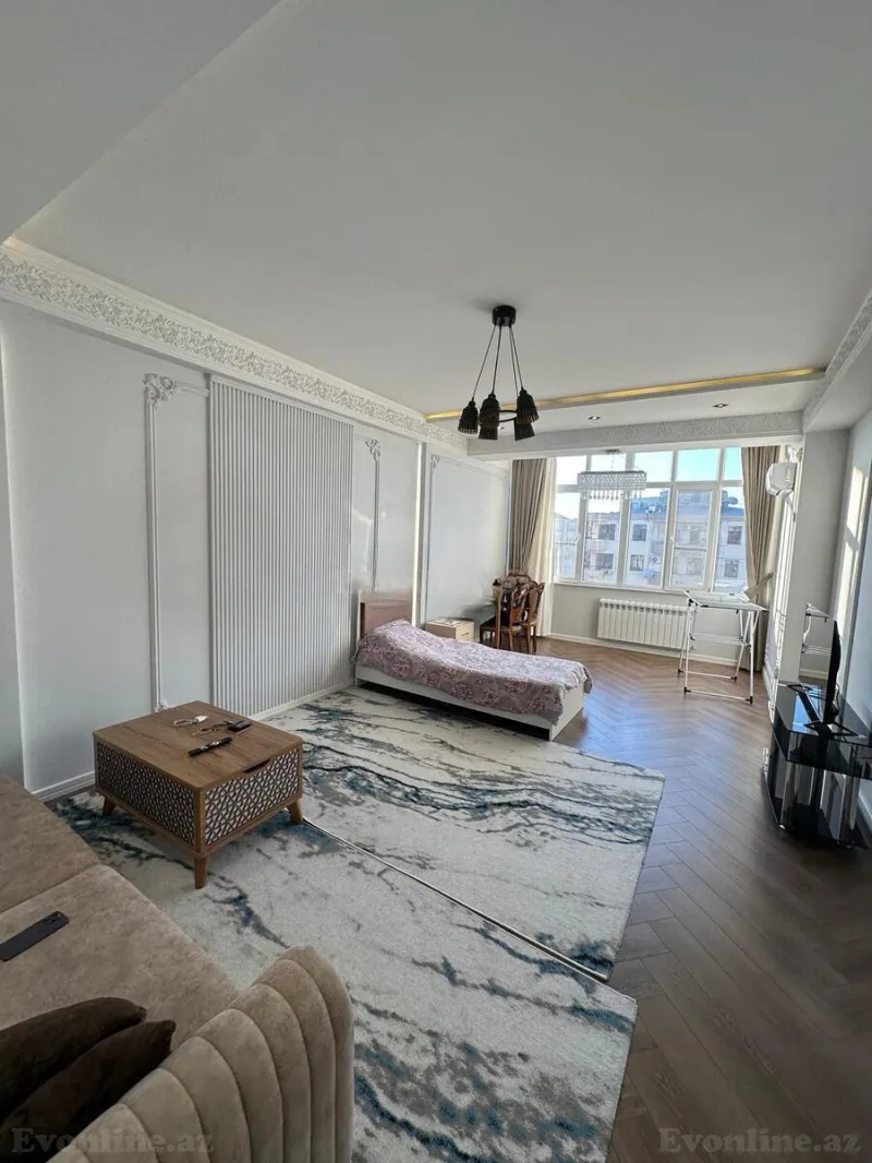 Kirayə verilir 3 otaqlı Mənzil Yeni tikili 117 m² Nərimanov r. - şəkil 2
