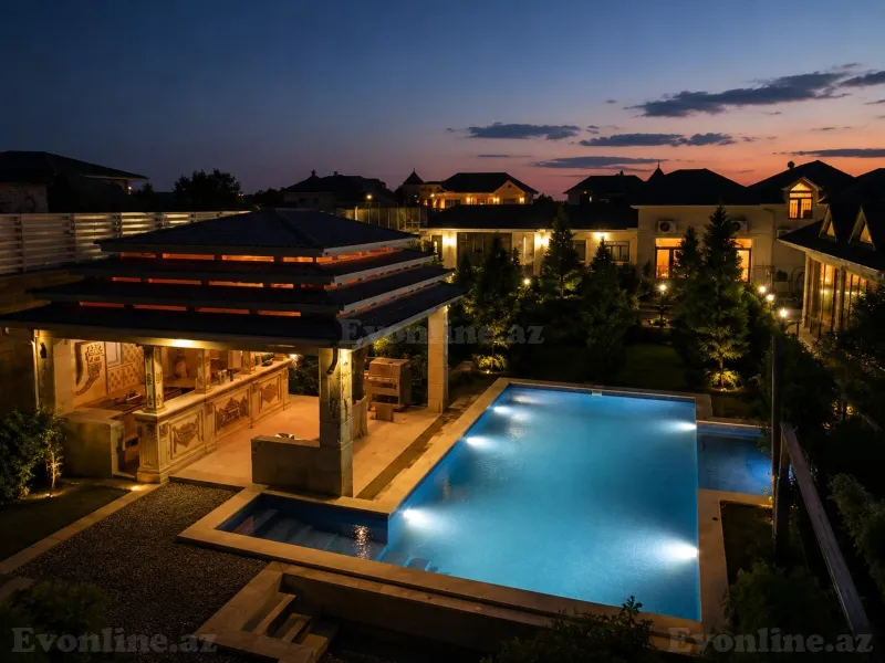 Kirayə verilir 5 otaqlı Həyət evi 300 m² Mərdəkan - şəkil 2