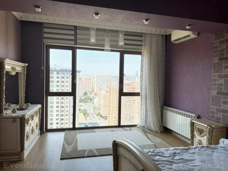 Kirayə verilir 4 otaqlı Mənzil Yeni tikili 190 m² Xətai r. - şəkil 9