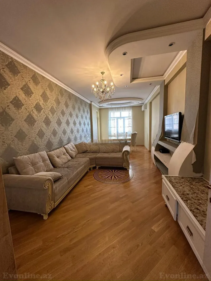 Kirayə verilir 2 otaqlı Mənzil Yeni tikili 110 m² Nəsimi m.