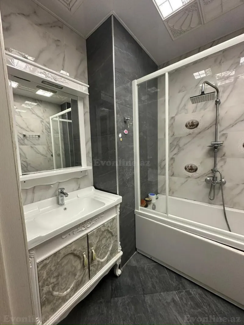Kirayə verilir 2 otaqlı Mənzil Yeni tikili 110 m² Nəsimi m. - şəkil 7