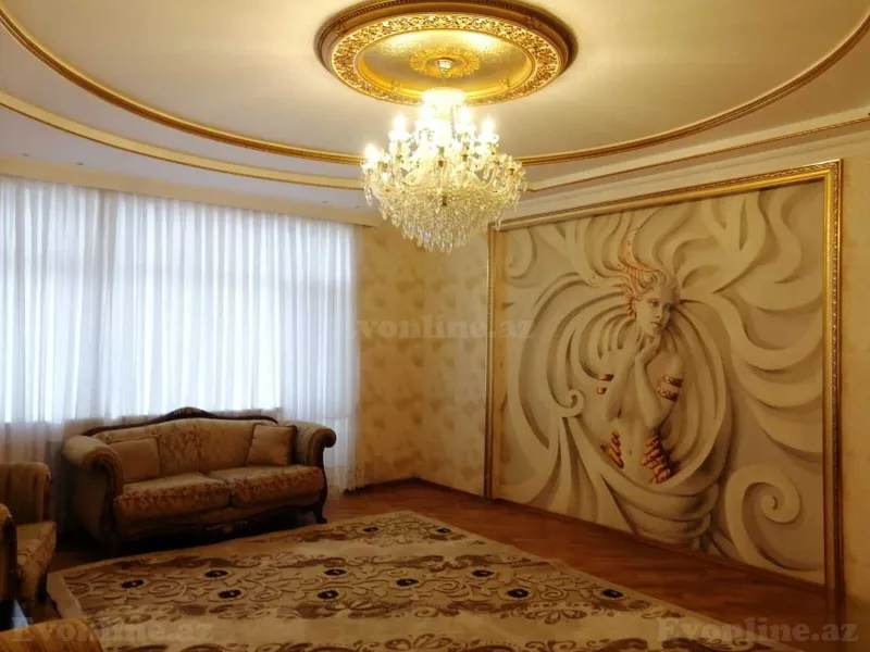 4 otaqlı Mənzil 202 m² Memar Əcəmi m. Kirayə verilir