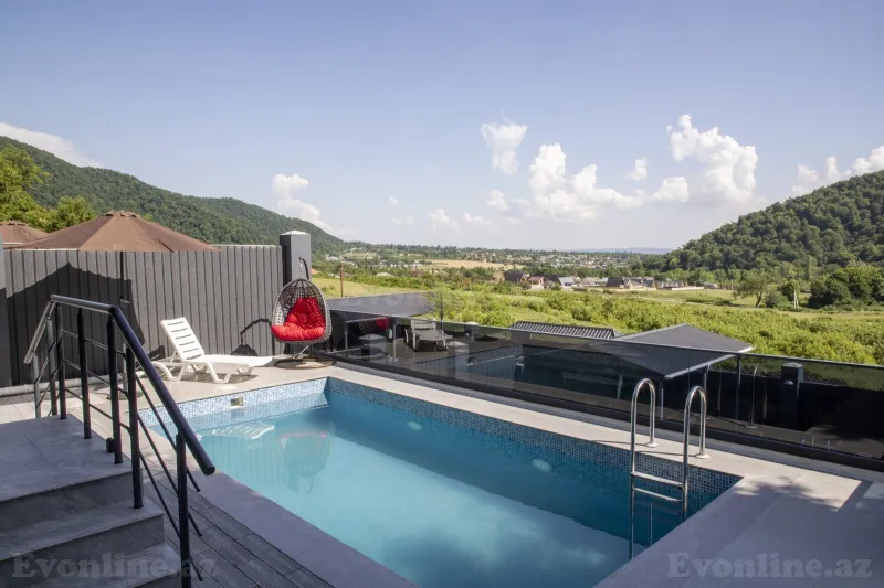 Kirayə verilir 4 otaqlı Həyət evi 120 m² Qəbələ - şəkil 2