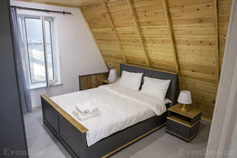 Kirayə verilir 4 otaqlı Həyət evi 120 m² Qəbələ - şəkil 12