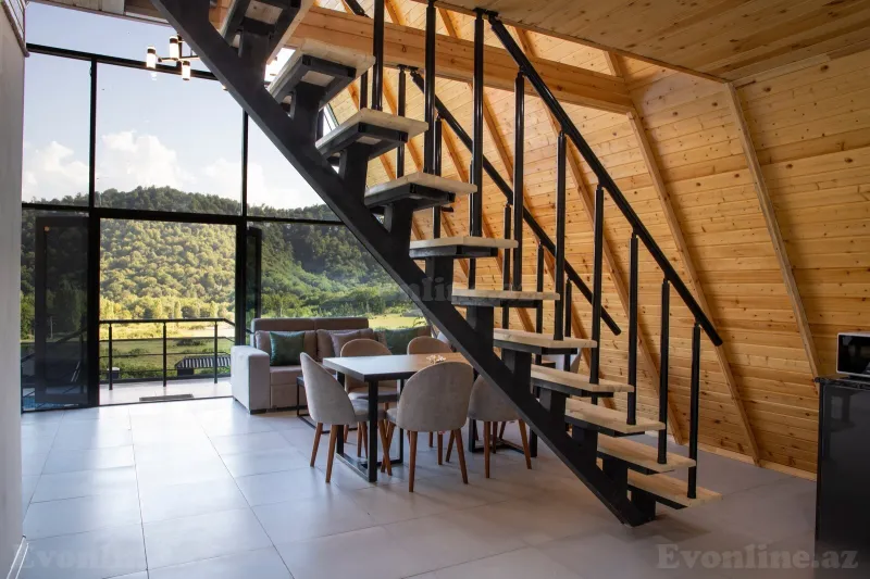 Kirayə verilir 4 otaqlı Həyət evi 120 m² Qəbələ - şəkil 16
