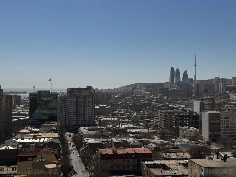 Kirayə verilir 3 otaqlı Mənzil Yeni tikili 140 m² Nizami m. - şəkil 3