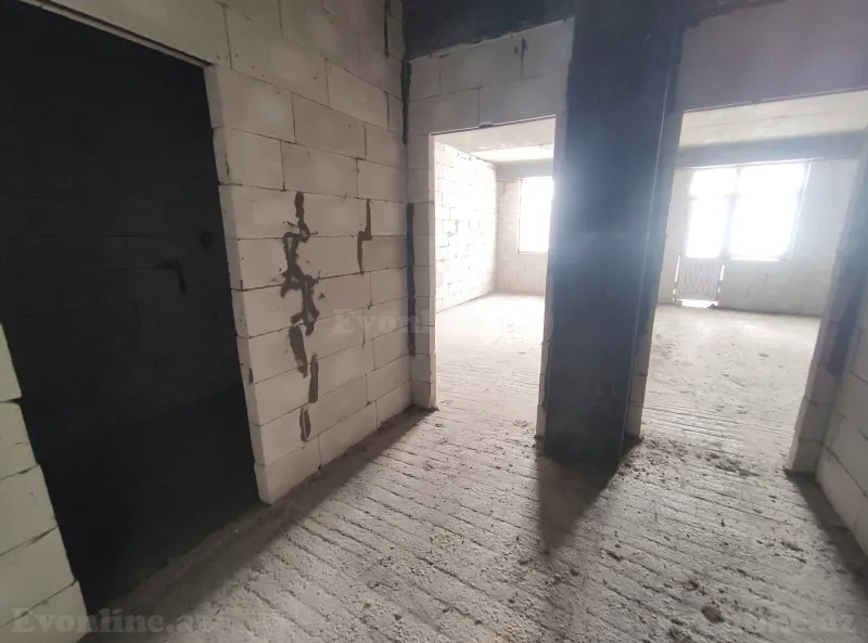 Satılır 1 otaqlı Mənzil Yeni tikili 51.4 m² Qara Qarayev m. - şəkil 2