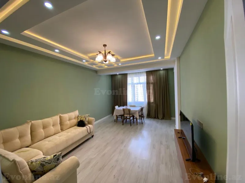 Kirayə verilir 2 otaqlı Mənzil Yeni tikili 90 m² Nəsimi r. - şəkil 4
