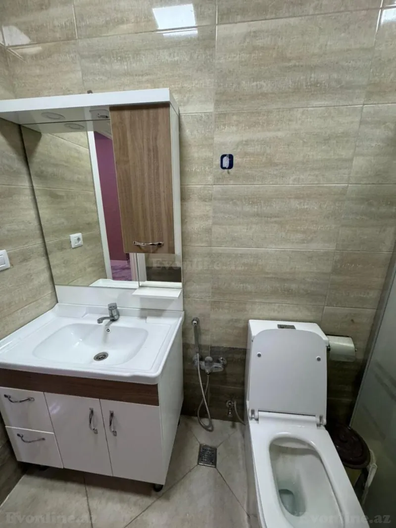 Kirayə verilir 3 otaqlı Mənzil Yeni tikili 90 m² Qara Qarayev m. - şəkil 18