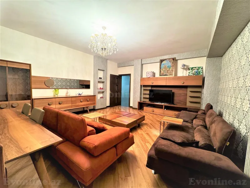 Kirayə verilir 4 otaqlı Mənzil Yeni tikili 200 m² Nərimanov r. - şəkil 2