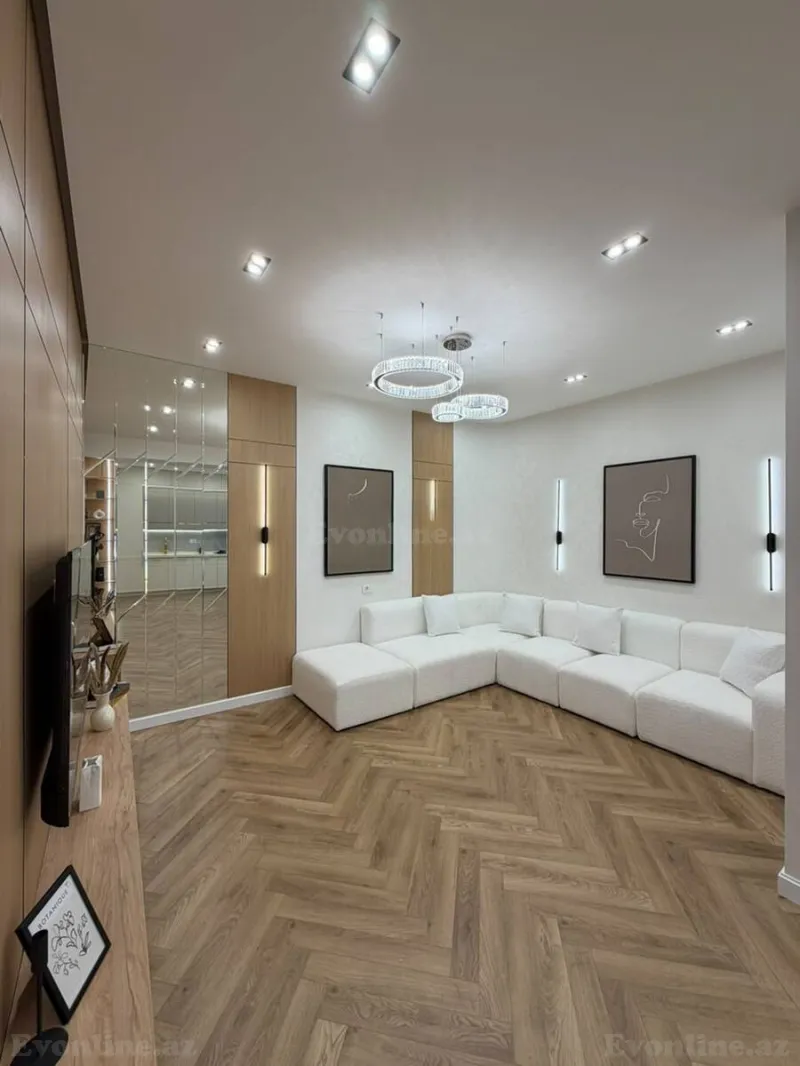 Satılır 3 otaqlı Mənzil Yeni tikili 102 m² Nəsimi r. - şəkil 2