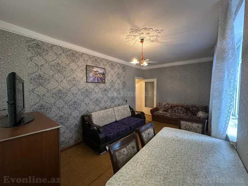 Kirayə verilir 2 otaqlı Mənzil Köhnə tikili 40 m² Həzi Aslanov m. - şəkil 2