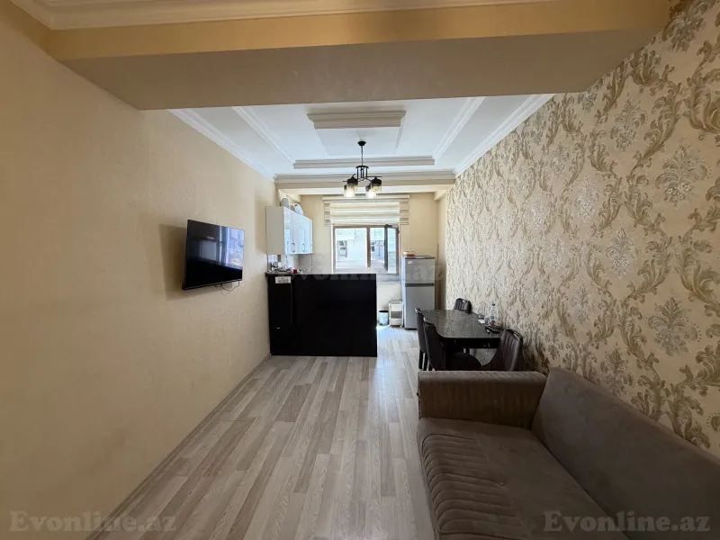 Satılır 2 otaqlı Mənzil Yeni tikili 60 m² İnşaatçılar m. - şəkil 2