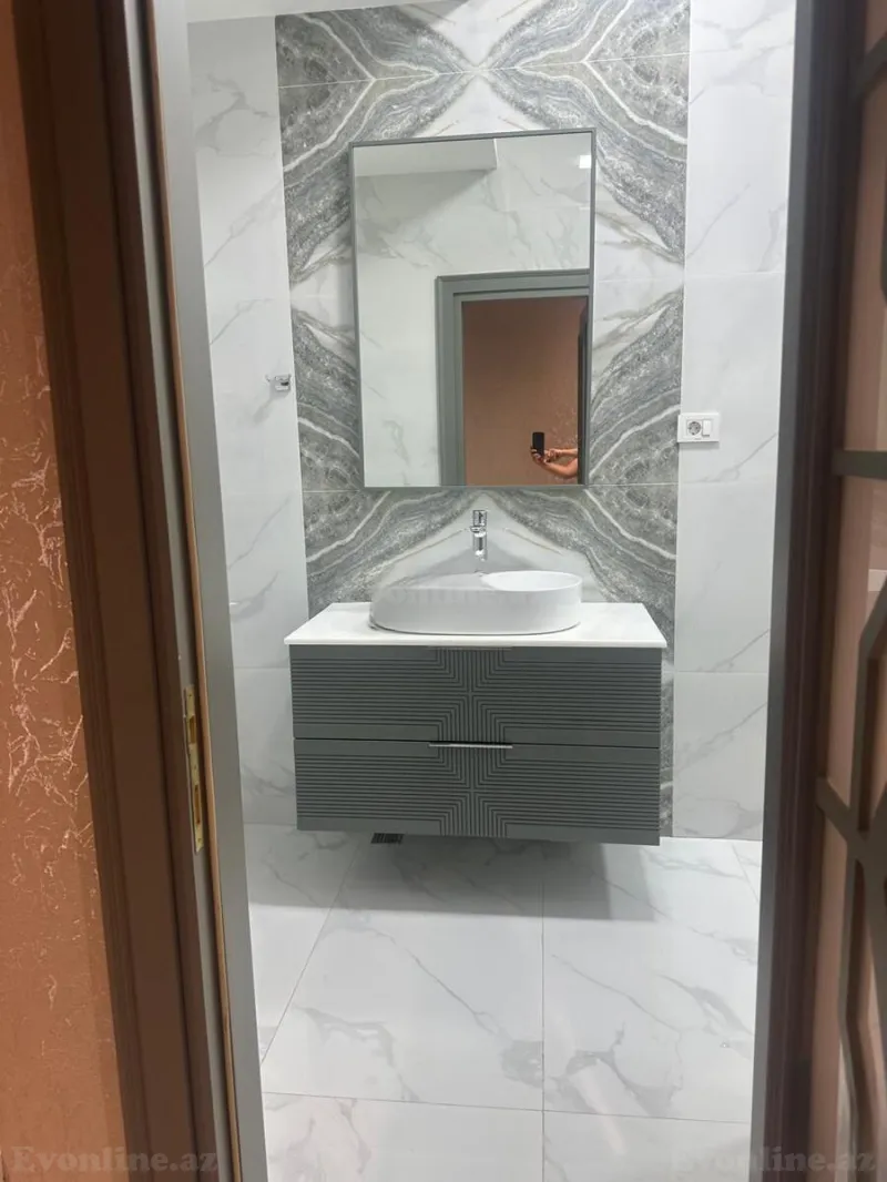 Kirayə verilir 2 otaqlı Mənzil Yeni tikili 85 m² Nəsimi r. - şəkil 7