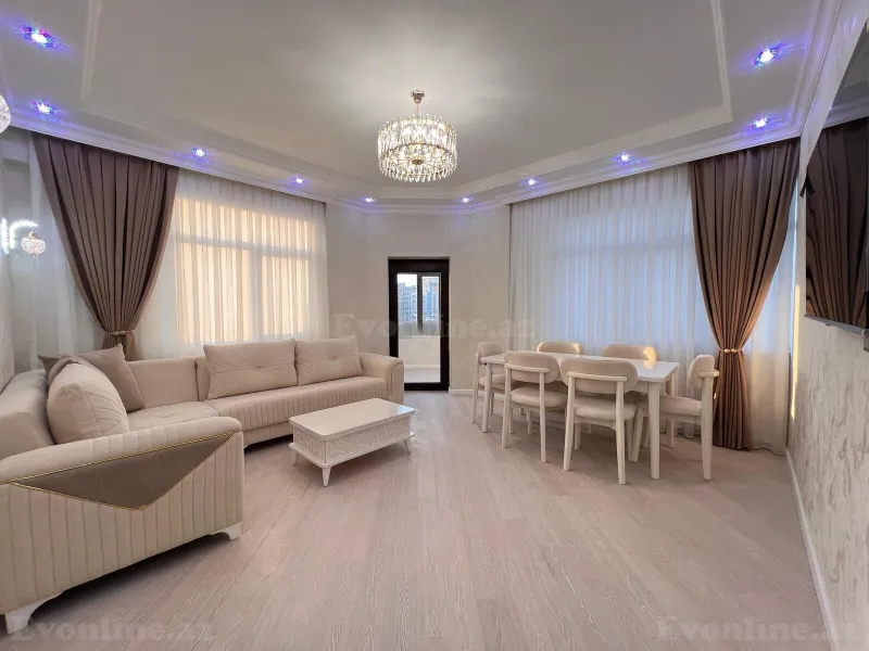 Kirayə verilir 3 otaqlı Mənzil Yeni tikili 100 m² Xətai r. - şəkil 2