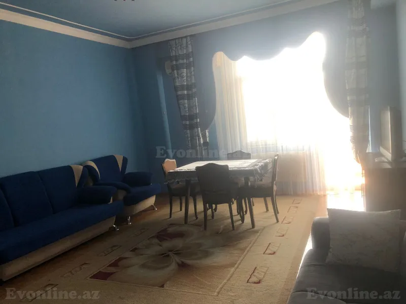 Kirayə verilir 3 otaqlı Mənzil Yeni tikili 140 m² Nəsimi r. - şəkil 2