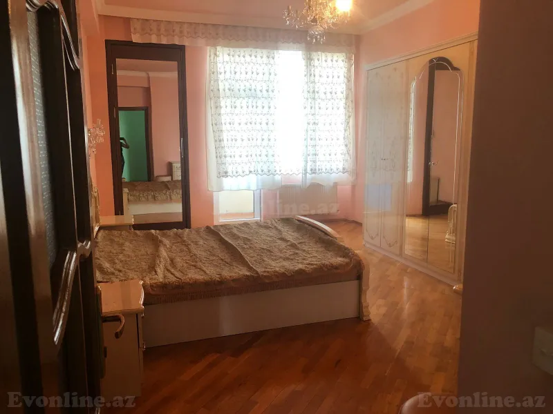 Kirayə verilir 3 otaqlı Mənzil Yeni tikili 140 m² Nəsimi r. - şəkil 3