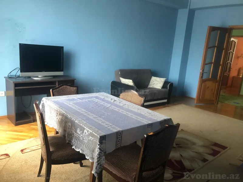Kirayə verilir 3 otaqlı Mənzil Yeni tikili 140 m² Nəsimi r. - şəkil 12
