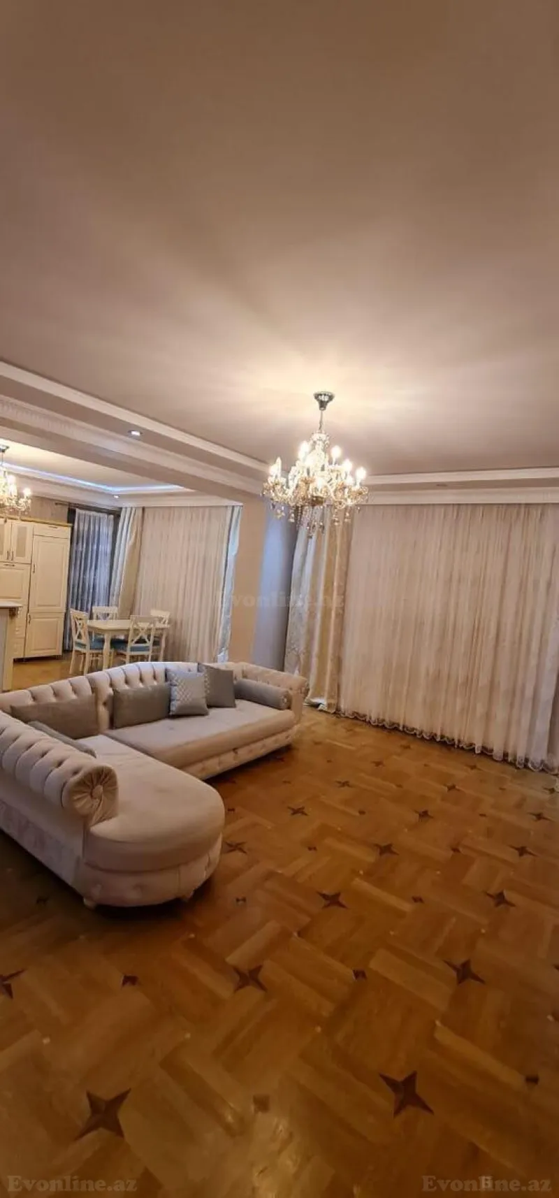Kirayə verilir 3 otaqlı Mənzil Yeni tikili 156 m² Nərimanov r. - şəkil 2