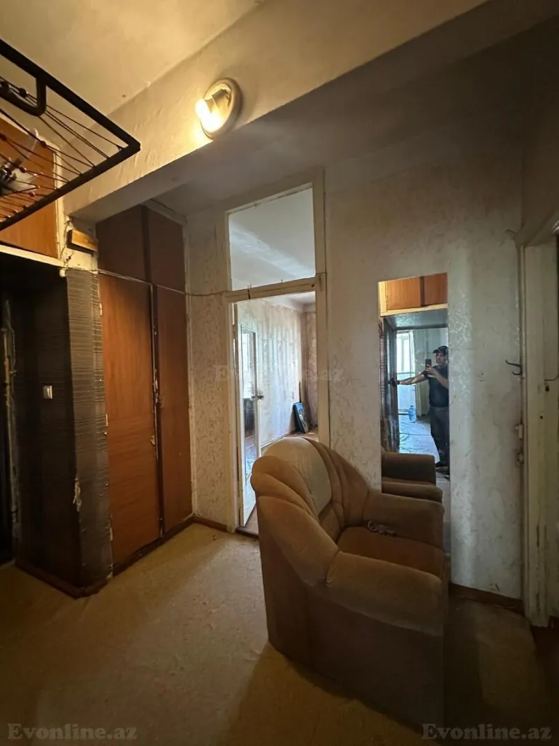 Satılır 3 otaqlı Mənzil Köhnə tikili 90 m² Xətai r. - şəkil 4