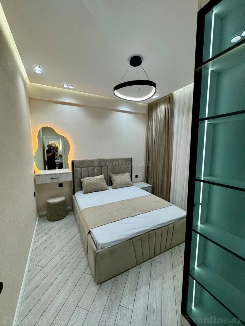 Satılır 2 otaqlı Mənzil Yeni tikili 55 m² Həzi Aslanov m. - şəkil 4