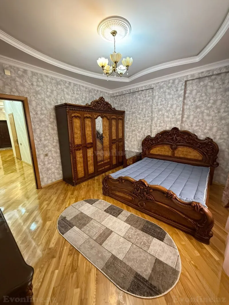 Kirayə verilir 3 otaqlı Mənzil Yeni tikili 135 m² Gənclik m. - şəkil 5