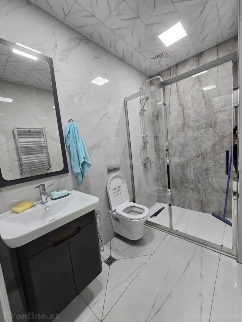 Kirayə verilir 2 otaqlı Mənzil Yeni tikili 85 m² Memar Əcəmi m. - şəkil 14
