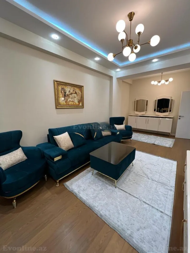 Kirayə verilir 3 otaqlı Mənzil Yeni tikili 140 m² İnşaatçılar m. - şəkil 2