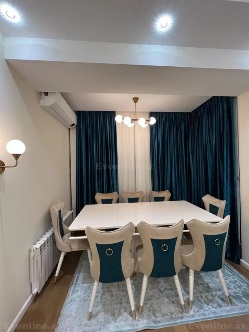 Kirayə verilir 3 otaqlı Mənzil Yeni tikili 140 m² İnşaatçılar m. - şəkil 3