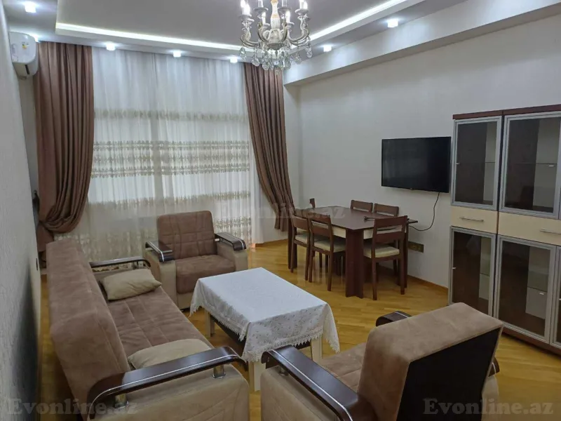 2 otaqlı Mənzil 110 m² Elmlər Akademiyası m. Kirayə verilir