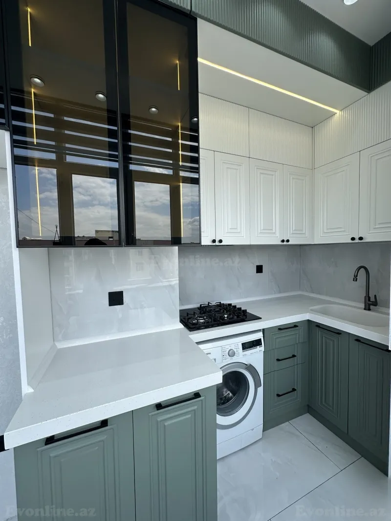 Satılır 2 otaqlı Mənzil Yeni tikili 55 m² Həzi Aslanov m. - şəkil 5