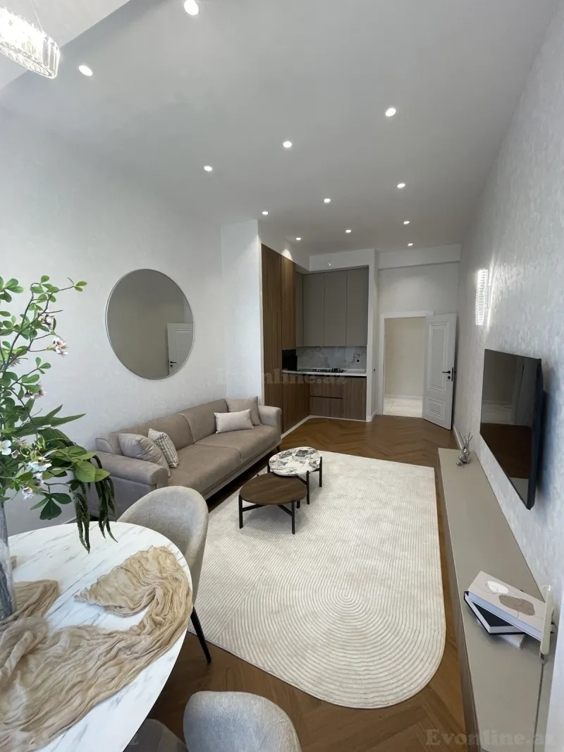 Satılır 2 otaqlı Mənzil Yeni tikili 64 m² Nəsimi r. - şəkil 2