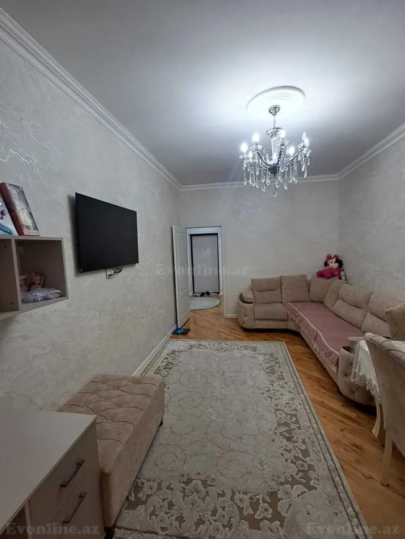Satılır 2 otaqlı Mənzil Yeni tikili 55 m² Həzi Aslanov m. - şəkil 2