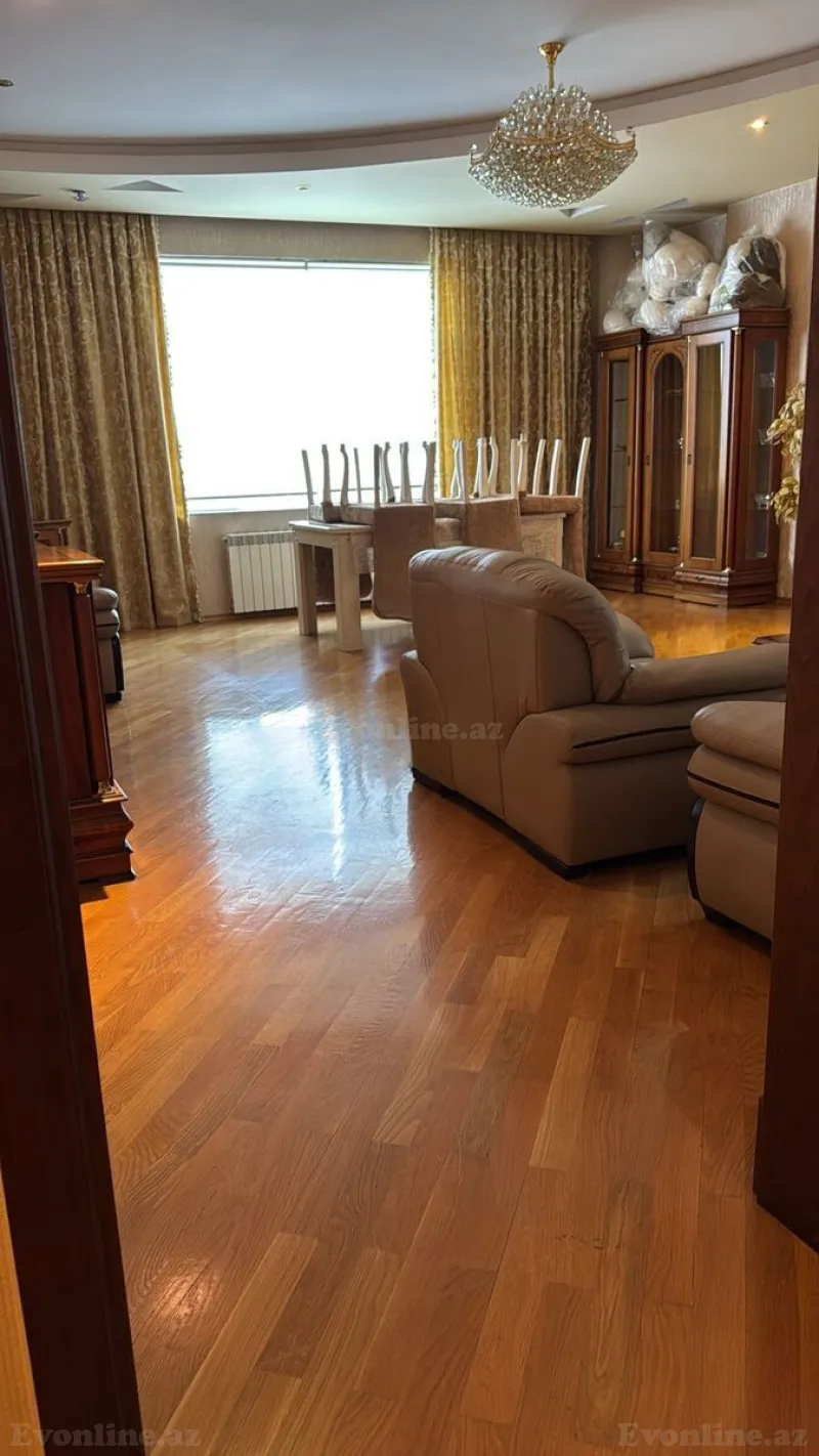 Kirayə verilir 3 otaqlı Mənzil Yeni tikili 140 m² Nizami m. - şəkil 3