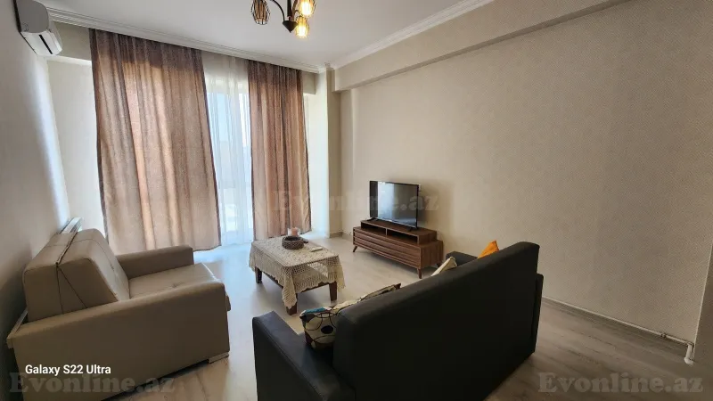 Kirayə verilir 2 otaqlı Mənzil Yeni tikili 70 m² Nəsimi r. - şəkil 3