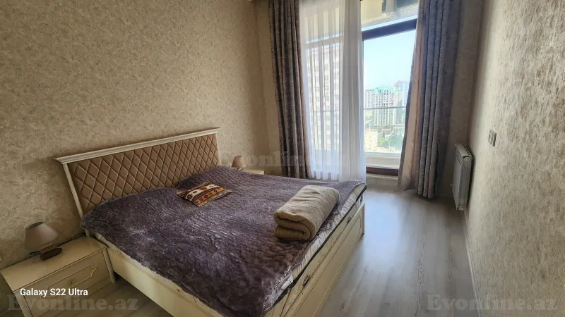 Kirayə verilir 2 otaqlı Mənzil Yeni tikili 70 m² Nəsimi r. - şəkil 7