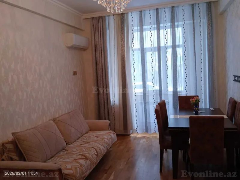2 otaqlı Mənzil 52 m² Yeni Günəşli Kirayə verilir
