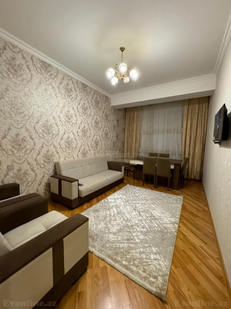 2 otaqlı Mənzil 60 m² İnşaatçılar m. Kirayə verilir