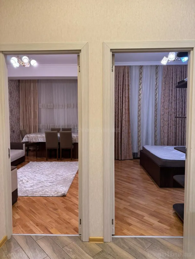 Kirayə verilir 2 otaqlı Mənzil Yeni tikili 60 m² İnşaatçılar m. - şəkil 2