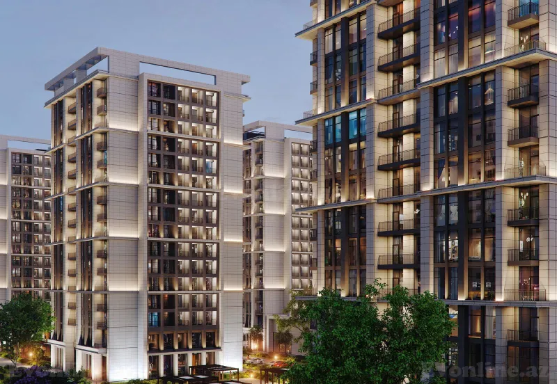 Satılır 2 otaqlı Mənzil Yeni tikili 71.5 m² Koroğlu m. - şəkil 2
