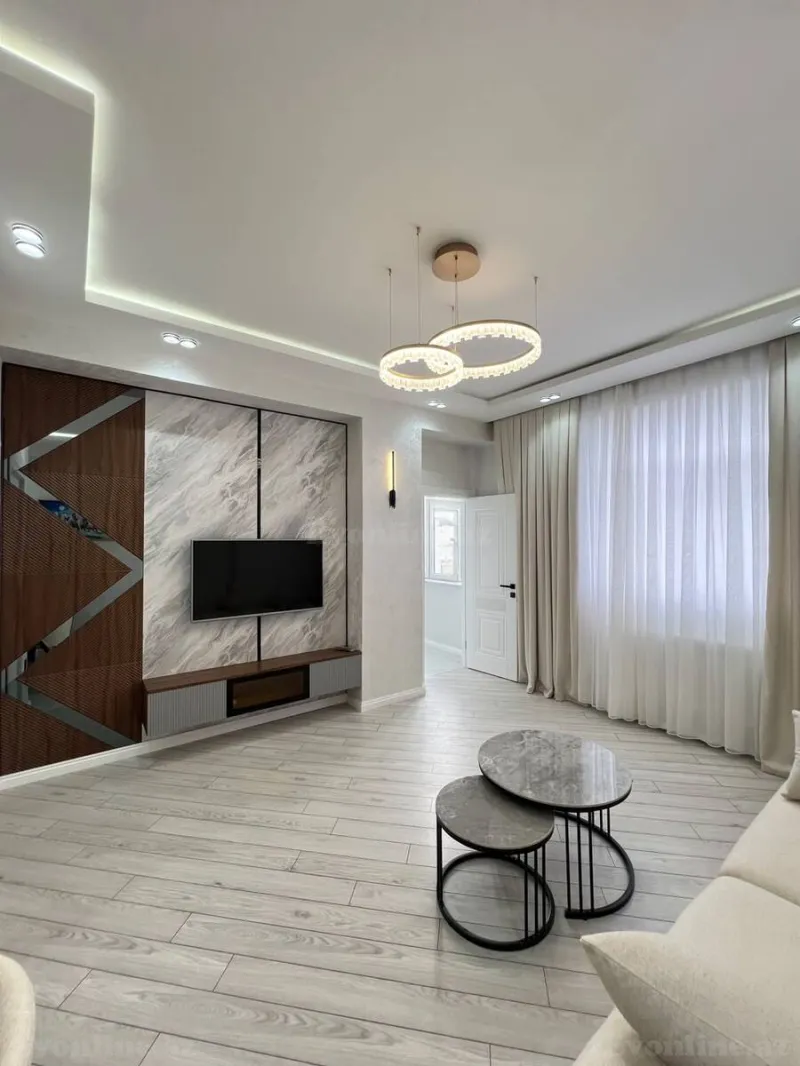 Satılır 2 otaqlı Mənzil Yeni tikili 55 m² Həzi Aslanov m. - şəkil 4