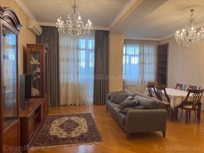 Kirayə verilir 2 otaqlı Mənzil Yeni tikili 118 m² Yasamal r. - şəkil 2