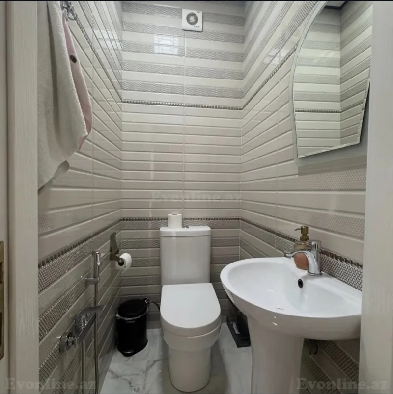 Satılır 3 otaqlı Mənzil Yeni tikili 95 m² İnşaatçılar m. - şəkil 4