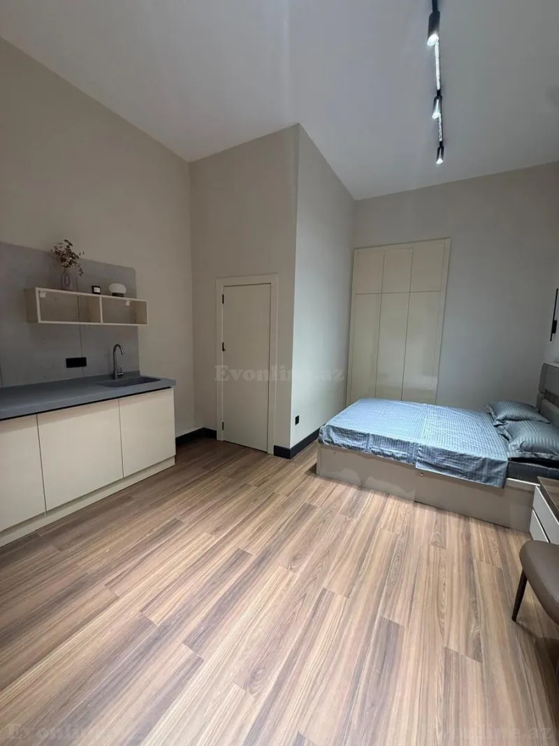 Kirayə verilir 1 otaqlı Mənzil Yeni tikili 26 m² Sahil m. - şəkil 2