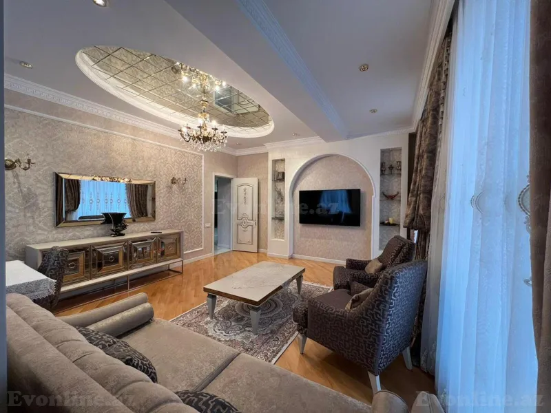 Satılır 3 otaqlı Mənzil Yeni tikili 125 m² Nərimanov r. - şəkil 4
