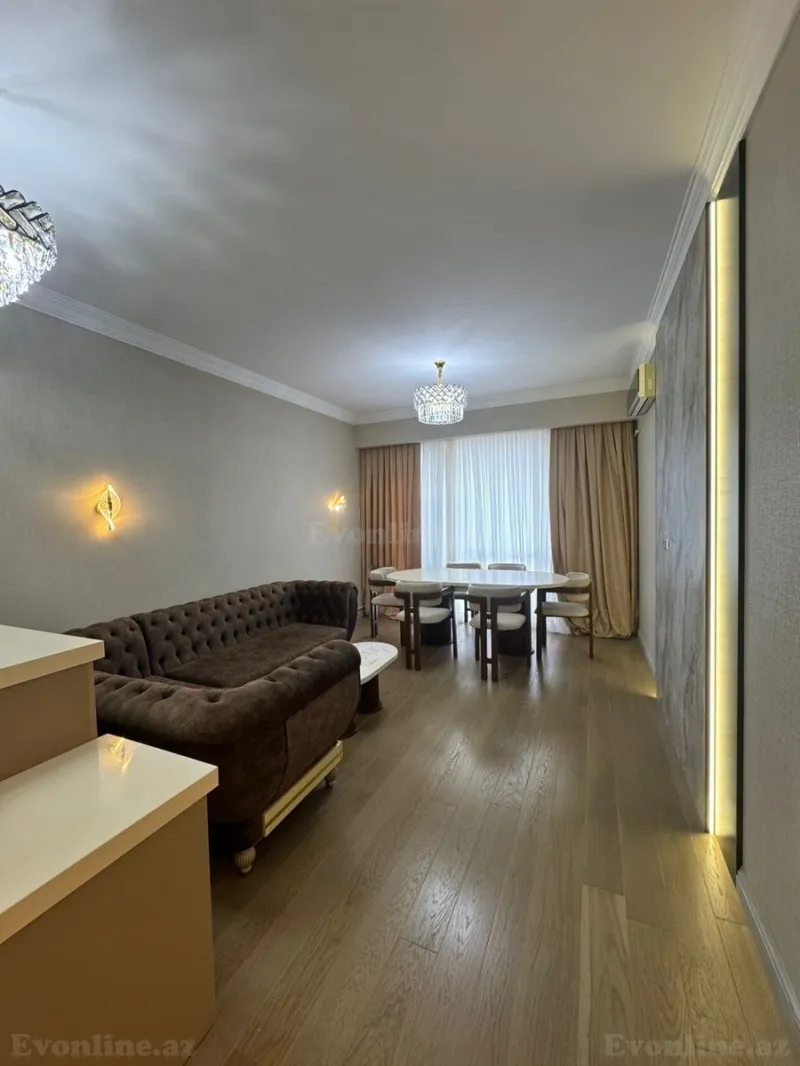 Kirayə verilir 3 otaqlı Mənzil Yeni tikili 70 m² Bakmil m. - şəkil 2