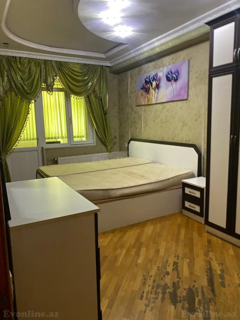 Kirayə verilir 3 otaqlı Mənzil Yeni tikili 85 m² Həzi Aslanov m. - şəkil 3