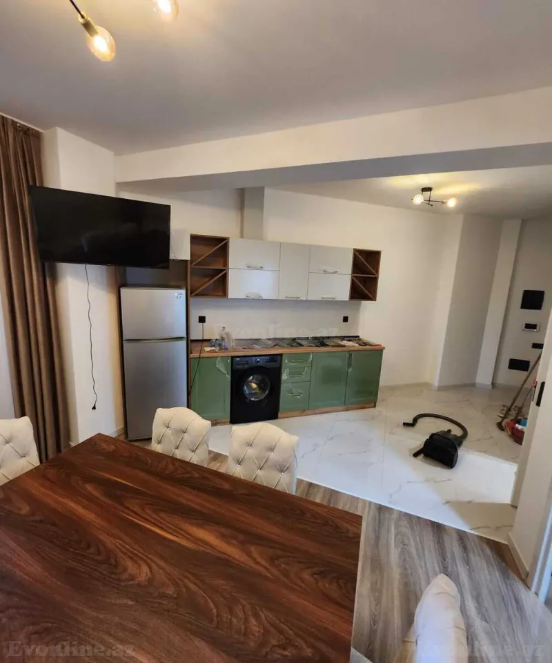 Kirayə verilir 2 otaqlı Mənzil Yeni tikili 55 m² Binəqədi r. - şəkil 3